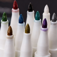 Ensemble de marqueurs aquarelles métalliques de haute qualité, 10 couleurs pour la création de cartes DIY, vente en gros d'usine, personnalisable