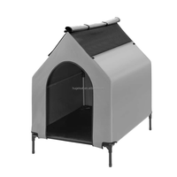 Nichoir surélevé pour chien en tissu Oxford, abri portable pour animaux de compagnie, imperméable et respirant, pour usage extérieur