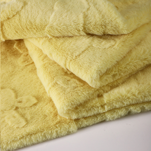 100% Polyester kẻ sọc giả lông thỏ vải dệt kim sợi dọc nhà dệt chống nước chăn chống thuốc đóng gói trong CuộN - Product Image 3