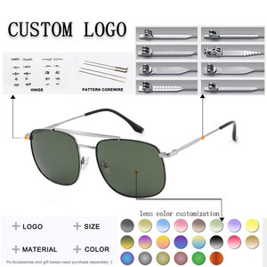 Pilot Fashion Sunglasses Polarized Comfortable Rectangle Full Rim UV400 Protection Unisex Adult Outdoor Activities - Product Image 2