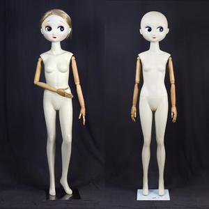 Haute qualité réaliste poupées grosse tête <span class=keywords><strong>Mannequin</strong></span> mignon corps complet en fibre de verre fenêtre femme <span class=keywords><strong>Mannequin</strong></span> pour vêtements fenêtre affichage - Product Image 3