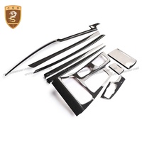 Habillage de tableau de bord intérieur en fibre de carbone pour BMW Série 5 F10 F11 2011 2012 2013 2014 2015 2016 2017 Accessoires de voiture chauds