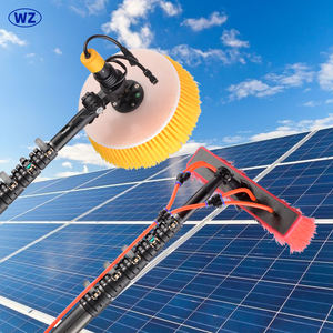 ソーラーパネル洗浄ツール窓洗浄ポール水フェッドテレスコピックブラシソーラーパネル - Product Image 1