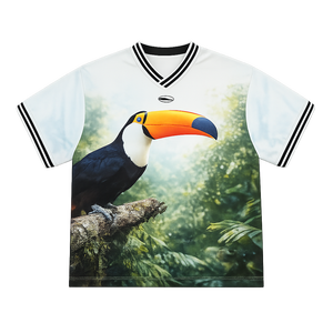 Camiseta <span class=keywords><strong>de</strong></span> <span class=keywords><strong>Fútbol</strong></span> Personalizada con Gráfico <span class=keywords><strong>de</strong></span> Pájaro Tui <span class=keywords><strong>de</strong></span> Nueva Zelanda, Ropa Urbana <span class=keywords><strong>para</strong></span> Hombre, Sublimación, Cuello en V, Tatuaje Tribal Maorí - Product Image 5