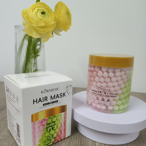 Masque capillaire triple effet KORMESIC Private Label 300g au collagène et kératine de Batana bio, sans rinçage, nourrissant et réparateur - Product Image 1