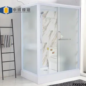 CGCH批发150 * 100厘米钢化玻璃无框矩形浴室淋浴带卫生间