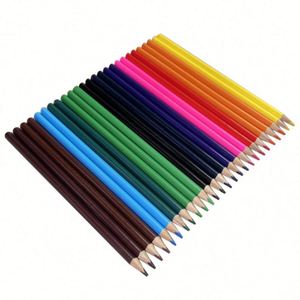 Lot de 12 crayons de couleur triangulaires en bois 3.0, crayons de couleur Lapis De Cor, fournitures scolaires pour galerie d'art - Product Image 2