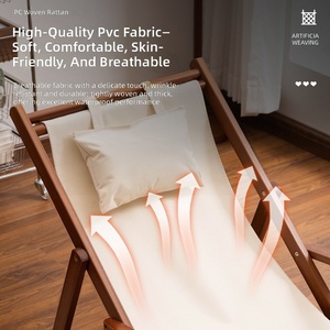 Wholesale Custom Portable Folding Outdoor Sea Pool Relaxing Reclining Cushioned Padded Lay Flat Floor Chair Beach Lounge Chairs - Product Image 4