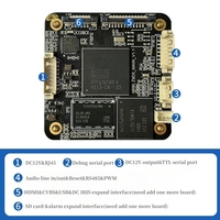 Module de caméra 8MP 4K IMX678 Mono CMOS Sensor 0.0001 Lux Super Starlight Noir Blanc Jour/Nuit DC12V 1/1.8" RJ45