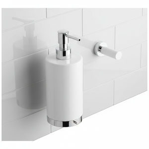 Distributeur de savon mural en acier inoxydable rechargeable et résistant pour la salle de bain d'hôtel, solution d'hygiène, origine USA - Product Image 2