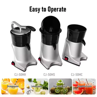 Petit presse-agrumes commercial professionnel en alliage d'aluminium pour l'extraction de jus d'orange, de pamplemousse, de citron et d'agrumes