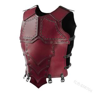 Chevalier médiéval samouraï Costume cuir poitrine armure protecteur GN bataille équipement accessoire Dragon échelle plastron pour hommes - Product Image 4