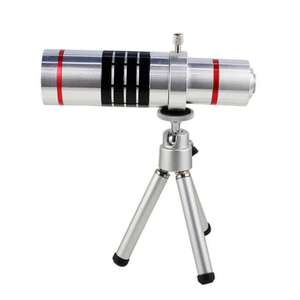 Telephoto ống kính bên ngoài máy ảnh ống kính phổ 12x-18x có thể điều chỉnh với chân máy cho điện thoại di động điện thoại thông minh - Product Image 1