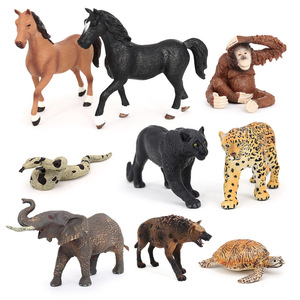 Hoang Dã thực tế Mini bức tượng nhỏ động vật biển động vật giáo dục đồ chơi bằng nhự<span class=keywords><strong>a</strong></span> cho trẻ em - Product Image 1