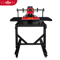 Presse à chaud pneumatique CUYI 40*60CM, double station coulissante, automatique, pour transfert thermique sur t-shirt, machine d'impression par sublimation