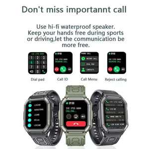 Reloj Inteligente GPS para Hombre con Pantalla OLED Batería Grande Reproductor de Música Monitor de Actividad Llamadas Bluetooth para IOS y Android Nuevo Deportivo - Product Image 3