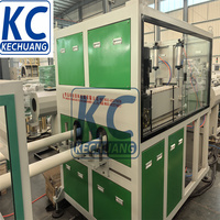 Kunststoffrohr-Herstellungsmaschine PVC-Rohr-Extrusionslinie PVC-Doppelrohr-Extrudiermaschine