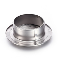 Grilles d'aération pour climatiseurs Grille d'air ronde externe pour plafond Diffuseur d'aération en acier inoxydable pour systèmes HVAC