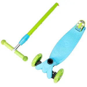 车轮儿童滑板车可调Pu闪光车轮脚踏滑板车儿童户外运动玩具快速拆卸滑板