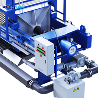 Filter Diafragma Padat-Cair Lumpur untuk Pengolahan Limbah Padat Industri dengan Kontrol PLC