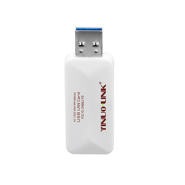 YINUO-LINK Y9 AC1300 MU-MIMO Wireless WiFi Adapter RTL8812BU Dual-Band 1300Mbps USB3.0 External Dongle PC/Laptop FCC/CE