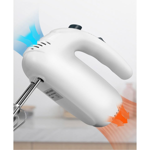Batidora de mano eléctrica de 350W con función de batido rápido en 30s, autoportante, para repostería, 5 velocidades, batidora de huevos eléctrica doméstica de acero inoxidable - Product Image 4