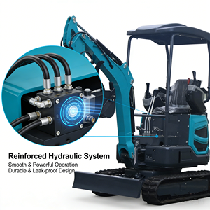 <span class=keywords><strong>Mini</strong></span>-excavatrice robuste de 1,5 tonne, modèle 18Q, sur chenilles, force de creusement de 9KN, marteau perforateur, tarière, boîte de vitesses pour brisage de béton, garantie 1 an - Product Image 4