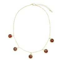Collier pendentif double tortue rond personnalisé ZMJ pour femmes, bijoux de mode plaqués or 14 carats de 16 pouces