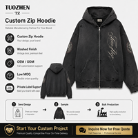 Sweat-shirt en coton épais pour homme, imprimé, à fermeture éclair intégrale, coupe décontractée, couche extra épaisse, hiver, grande taille, streetwear, veste à fermeture éclair