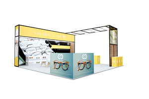 Usine directe personnalisable 20x20 pieds cabine Portable facile à installer cadre en aluminium tissu extensible <span class=keywords><strong>fond</strong></span> colorant Sublimation - Product Image 2