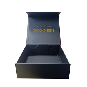 HENGXING Customized Black Gift <b>Box</b> Luxury Cardboard Paper Magnet Gift Packaging <b>Box</b> for Sweater Bundles <b>Clothes</b> - Product Image 2