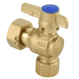 บอลทองเหลืองพร้อมน็อตสำหรับช่องจ่ายน้ำมิเตอร์ มีด้ามจับ - Product Image 6