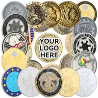 Pièces commémoratives personnalisées en métal gravées en usine, émail 3D, or, argent, pièce commémorative euro, pièce de défi ancienne