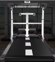 Équipement de fitness intérieur multifonctionnel domestique pliable petit tapis de marche mécanique silencieux
