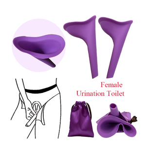 Urinoir féminin en silicone souple, dispositif de miction debout, urinoir de voyage, toilettes debout pour femmes - Product Image 5