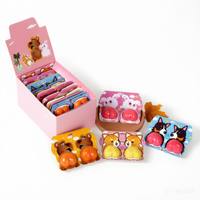 Bonbons Gélifiés 3D en Forme de Fesses Remplis de Confiture Fruitée, Personnalisables OEM, Vente en Gros, Emballage Boîte