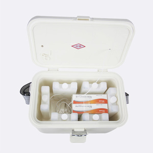 Caja Refrigeradora Aislada para Transporte de Sangre con Función Térmica para Transporte de Vacunas, para Latas de Alimentos, Fabricada en Espuma de PP Tipo Canasta de PU - Product Image 4