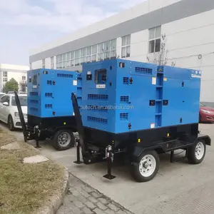 Trailer Mobile Generador Electrico 150 Kw Generator 160kw 170kw 180kw Cummins Diesel Generator 200kva