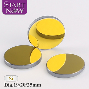 3 Cái/lốc D19 20 Mét 25 Silicon Vật Liệu Phản Chiếu Lens Si Gương Cho CO2 <span class=keywords><strong>Laser</strong></span> Cắt Khắc Máy <span class=keywords><strong>Laser</strong></span> Mirrors - Product Image 2