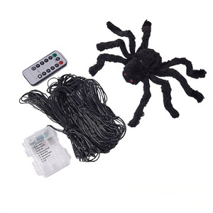 Nueva Red de Araña Luminosa LED para Halloween, Decoración de Interiores y Exteriores, Accesorios Divertidos para Fiestas - Product Image 2