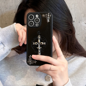 Funda Personalizada para iPhone 17 <span class=keywords><strong>Air</strong></span> 13 14 15 16 12 Pro <span class=keywords><strong>Max</strong></span> 17Pro 11, Estilo Oscuro 3D con Cruz y Pistola, Carcasa Trasera para Teléfono CH - Product Image 2