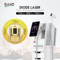 Prix usine 2025 ans 1200W Ice Diode Laser Machine Portable 755 808 1064Nm Laser Épilation Poignée