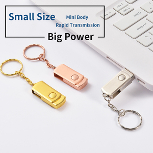 พวงกุญแจโลหะยูเอสบีแฟลชไดรฟ์ USB 2.0/3.0 ไมโครยูเอสบีใหม่กันน้ำไดรฟ์ปากกาแบบพกพาพวงกุญแจในความจุต่างๆ - Product Image 3