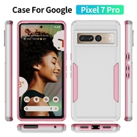 Coque rigide antichoc 2 en 1, étui arrière pour téléphone Google Pixel 7 Pro 6 6A 5 4 4A XL