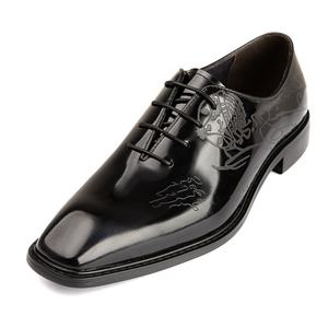Zapatos formales de negocios con punta en pico para hombre, estilo inglés, a la moda, con cordones, para pedicura, zapatos de boda para hombre - Product Image 6