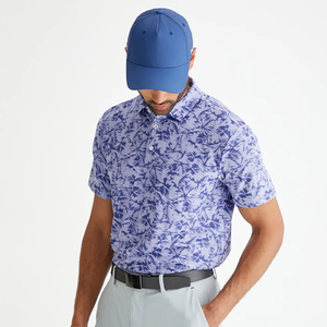 Camiseta de Golf Formal para Hombre con Logotipo Personalizado, de Alta Calidad, en Poliéster y Spandex, de Secado Rápido y Manga Corta - Product Image 4