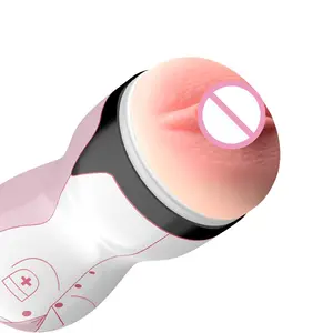 Vagina Real Pussy Aircraft Cup Masturbatore maschile Fleshlight Mani libere Realistico morbido