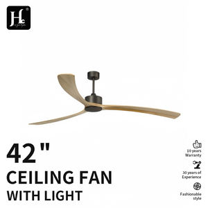 Wood <b>Ceiling</b> <b>Fan</b> with Remote Control No Lights,Modern Reversible DC Motor Indoor Outdoor 3 Blades <b>Ceiling</b> <b>Fans</b> - Product Image 2