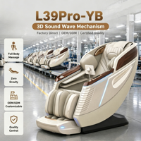 Sillón de Masaje de Gravedad Cero 3D de Lujo 2026 con Voz AI, Escaneo Corporal, Ondas Sónicas, Riel SL, Calefacción, Cuero PU Transpirable Premium e Inalámbrico