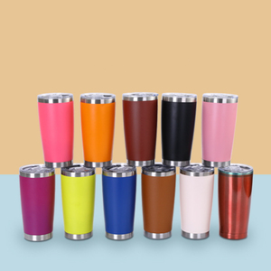 Venta al por Mayor de Tazas de Viaje con Aislamiento al Vacío de Doble Pared de 20 oz, Vaso de Acero Inoxidable, Botella de Agua y Vino de 20 oz - Product Image 1